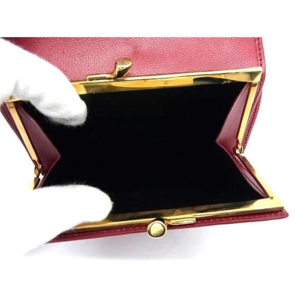 Yves Saint Laurent Red Wallet - Picture 6 of 8